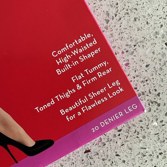 SPANX Firm Believer High Waisted Sheers Shade S1 Size E 20 Denier Leg 195-265lbs - Picture 8 of 9